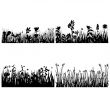 set of grass backgrounds