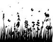 flower silhouettes