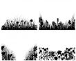 set of grass backgrounds