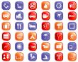 travel icons set