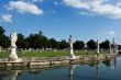 Canal arround of square of Padua. Italy.