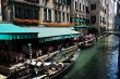 Gondola at the canal in Venice. Italy.