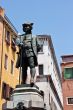 Monument Durri Banchi on the Venetian quay. Italy. 