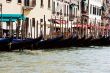 Gondolas on the main channel of Venice 