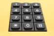 Buttons of yellow telephone