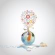 tree of flowers - life concept 2