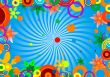 circles and flowers