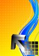 Black 3d arrow