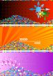 Set of bright abstract banners