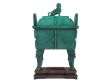 Asian wooden vessel