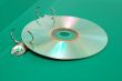 Disk DVD in  a folder  for documents