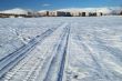 Track of snowmobile