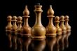 Chess On a black background