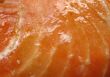 The meat of smoked trout. Background. Macro