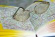 spectacles on page geographical atlas