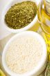 extra virgin olive oil and herbs