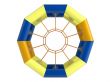 Inflatable squirrel wheel toy