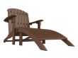 Wooden chaise lounge