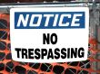 Notice No Trespassing Sign