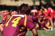 Rugby player in action