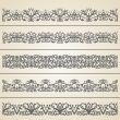 Seamless borders set 4