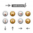 round web icons-arrows