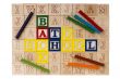Wooden blocks Back to School
