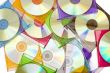 colorful CDs in boxes