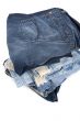 Blue jeans on white