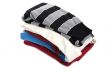 Colored jumper on white closeup