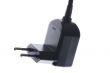 electric plug macro on white