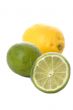 Lime and lemon closeup