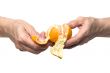 mandarin in hand