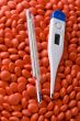 Medical Tablets and thermometer