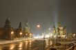 Moscow Kremlin in winter night