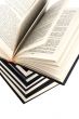 open book on white