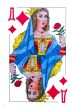 playing card isolated macro