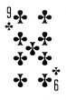 playing card on white
