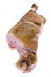 Pork gammon on a bone on white