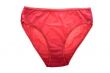 Red panties on white