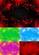 Set of abstract colourful banners