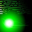 Green and black abstract background