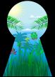 Keyhole in the tropical world