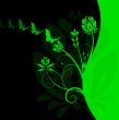 Colourful floral background