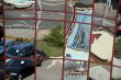 Distorted Reflection of Cars and Buildings