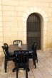 Empty Street Cafe in Jerusalem