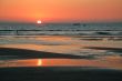 On the Beach at Sunset