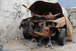 Rusty Wrecked Car