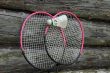 Badminton Rackets and Ball