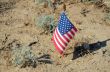 US Flag in the Desert